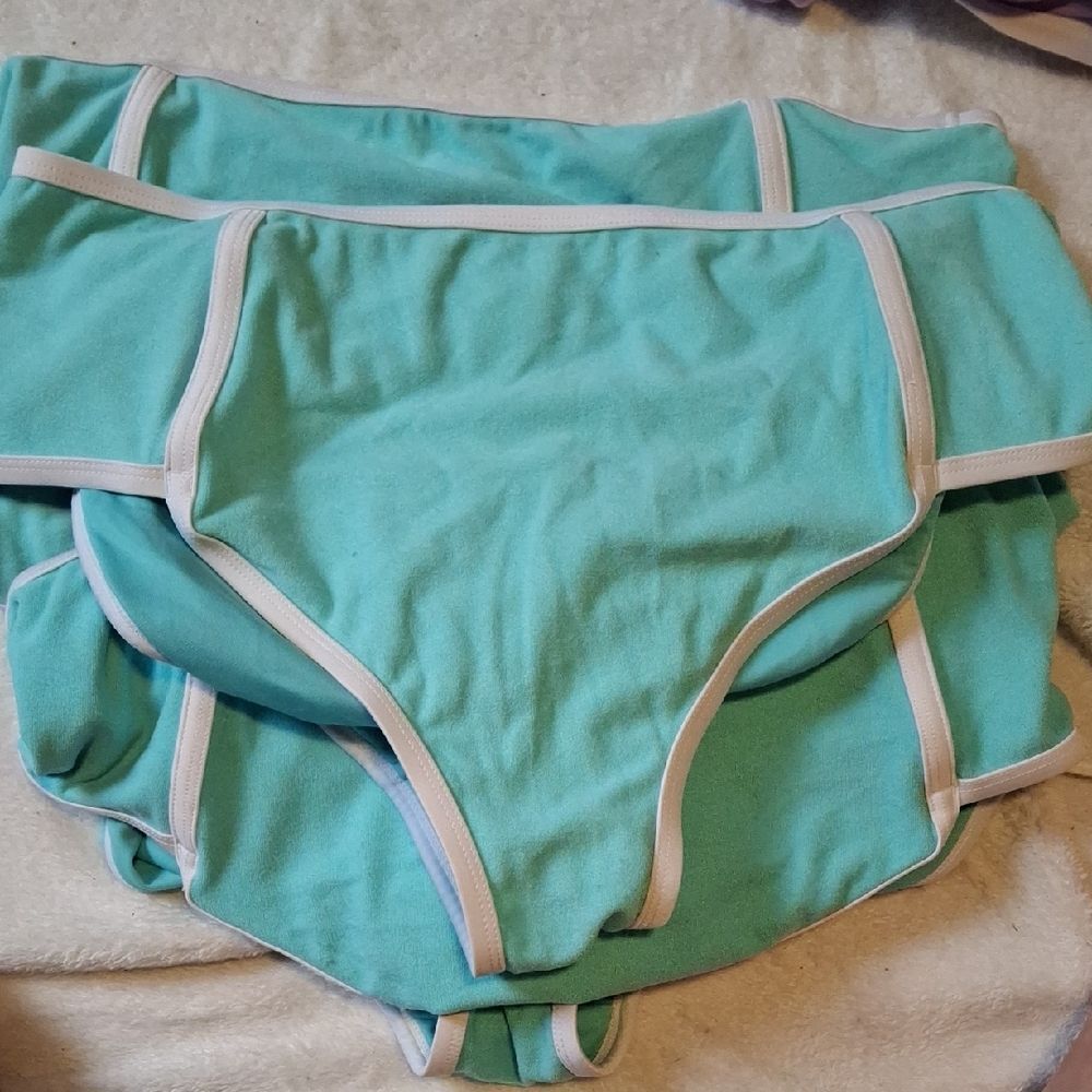 Kona Sol Turquoise Swim Bottoms Med NWOT Lot of 2 (Swi007)